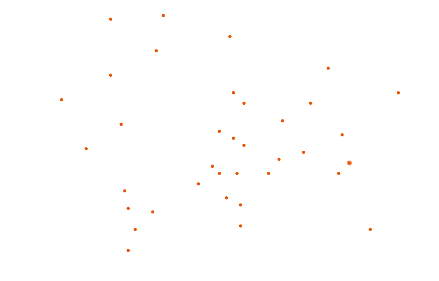 World Map Dots
